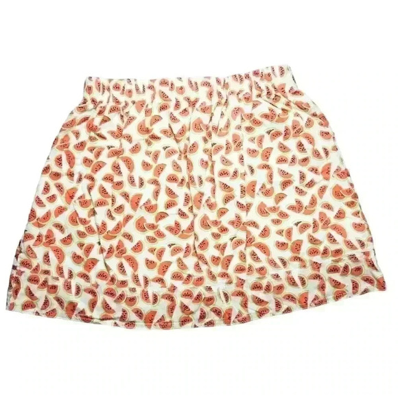 J. Crew Women's Watermelon Print Cotton Mini Skirt XS Summer Casual - Picture 7 of 7